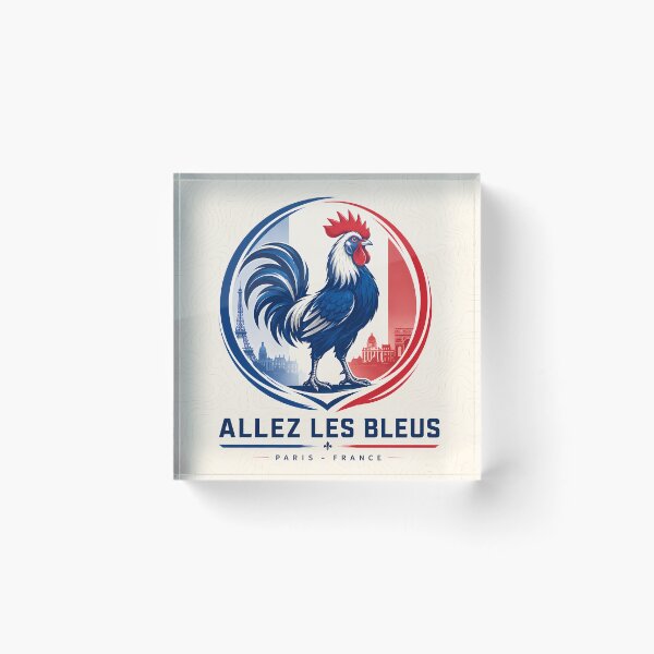 Item preview, Allez Les Bleus Emblem designed and sold by PixorStudio.