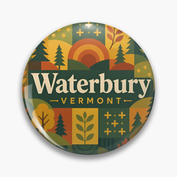 Item preview, Waterbury Vermont designed and sold by Broken Antler Designs .