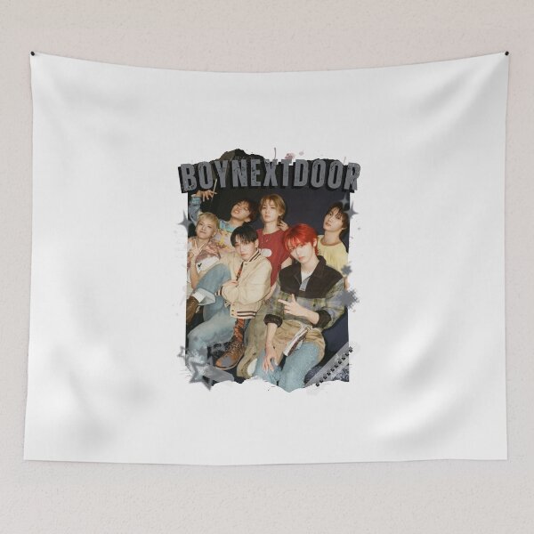Item preview, BoyNextDo0rr Kpop Boy group digital art korean pop art designed and sold by AJUNICE STUDIO.