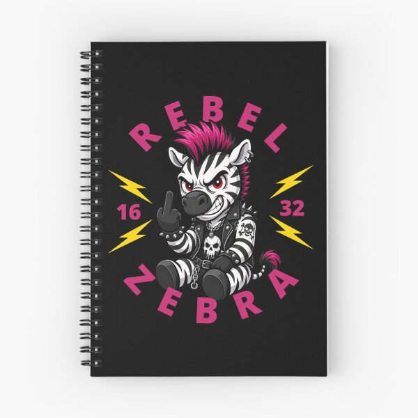 Item preview, Rebel Zebra Middle Finger designed and sold by pUNKnown.