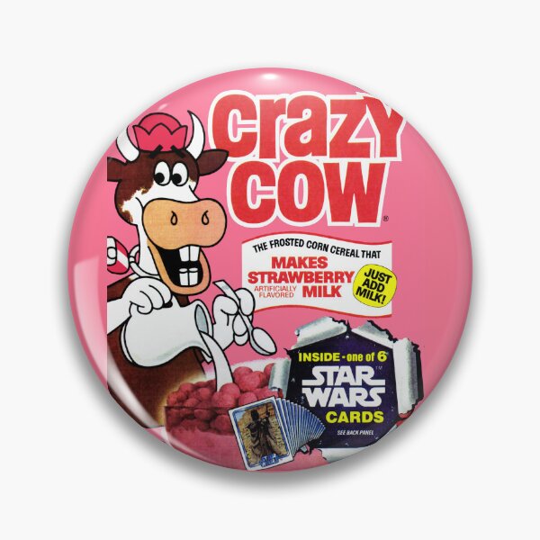 Item preview, Crazy Cow Cereal box designed and sold by The Retromotel.