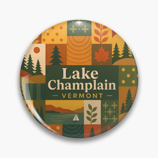 Item preview, Lake Champlain Vermont designed and sold by Broken Antler Designs .