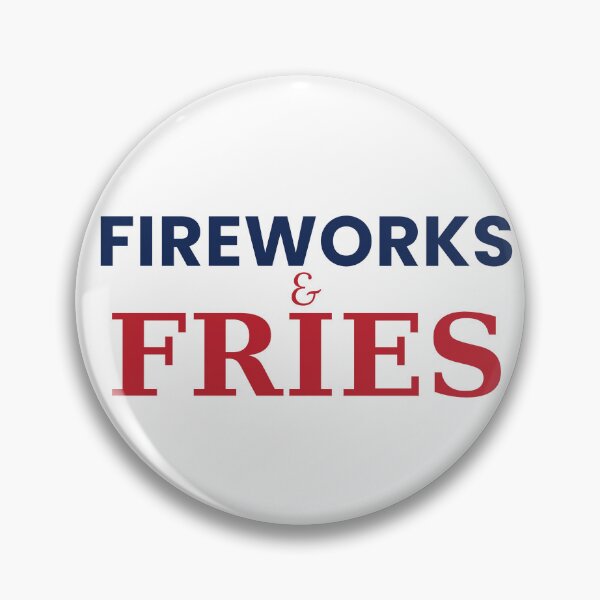 Item preview, Fireworks And Fries Funny 4th Of July Foodie Tee designed and sold by 7Four1 Designs.