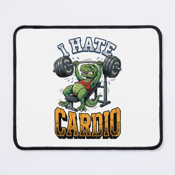 Item preview, Funny T-Rex Gym Workout I Hate Cardio designed and sold by Dazzle-Sizzle.