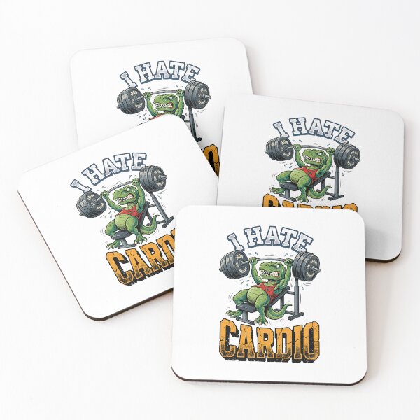 Item preview, Funny T-Rex Gym Workout I Hate Cardio designed and sold by Dazzle-Sizzle.