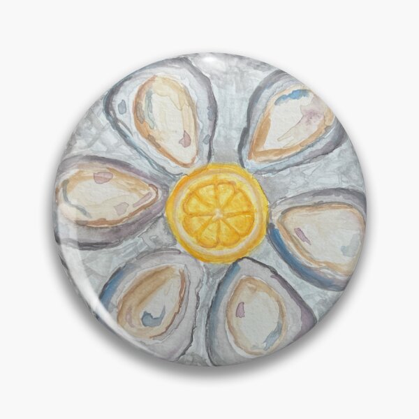Item preview, Chilled Rhode Island Oysters - Round designed and sold by marissa-paints.