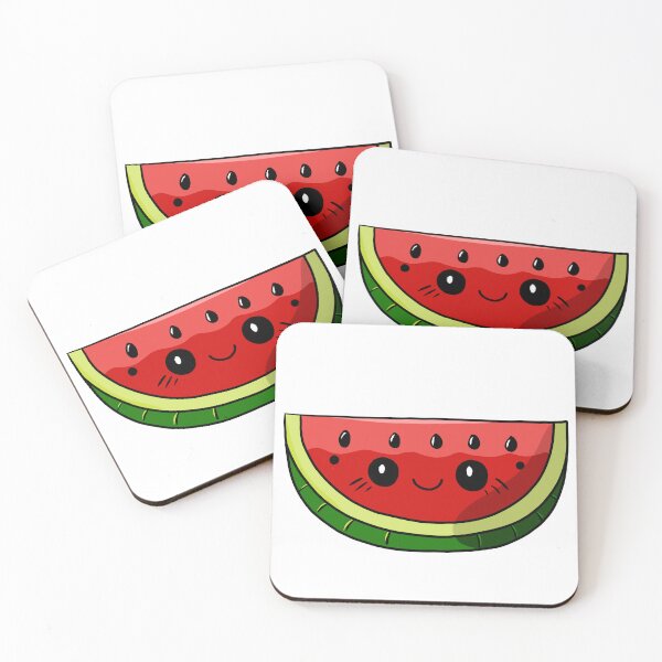 Item preview, Cute Watermelon Character Illustration designed and sold by Phyllya Design.