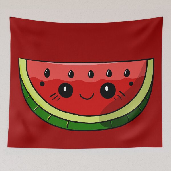 Item preview, Cute Watermelon Character Illustration designed and sold by Phyllya Design.