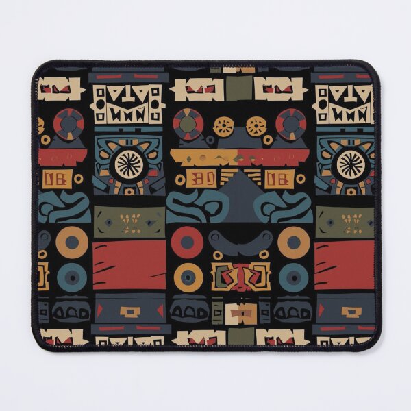 Item preview, Tribal Totem Geometric Pattern - Ancient Aztec and Mayan Style Graphic designed and sold by UrbanCanvas 111.