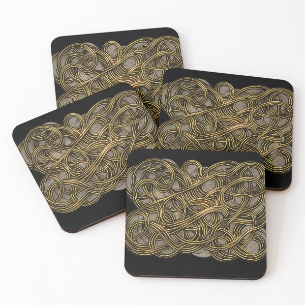 Item preview, Line Labyrinth | Luxury Infinite Maze Wall Art designed and sold by rigelcreation.