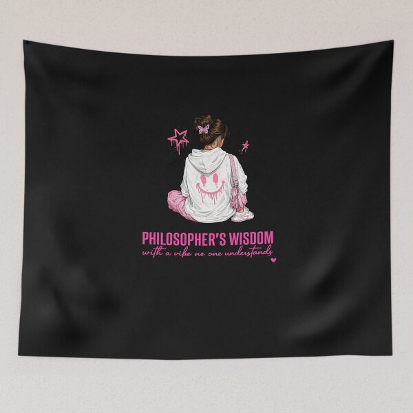 Item preview, A Wise Woman - Philosopher's Wisdom With A Vibe No One Understands Typography designed and sold by Dinaelsherkawy.