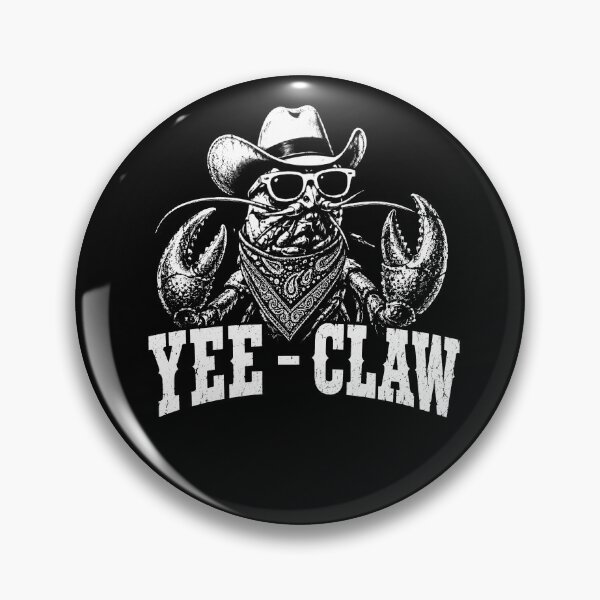 Item preview, Yee-Claw Funny Cowboy Lobster – Western Seafood Humor Design designed and sold by PosiMCreations.