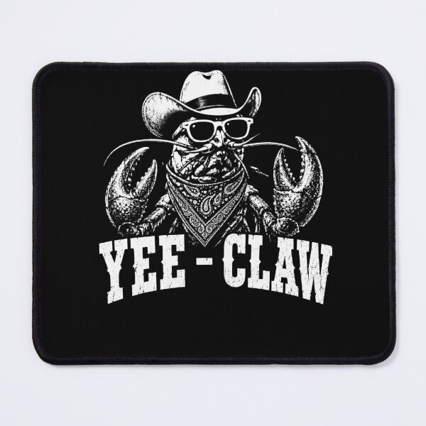 Item preview, Yee-Claw Funny Cowboy Lobster – Western Seafood Humor Design designed and sold by PosiMCreations.