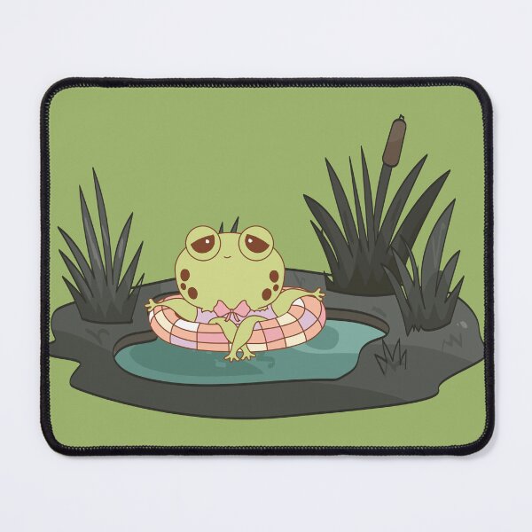 Item preview, Ranita relajada en un flotador designed and sold by A touch of creativity.