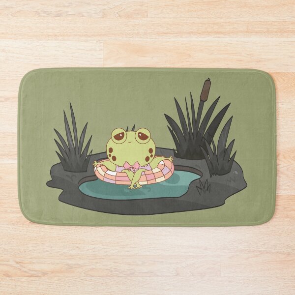 Item preview, Ranita relajada en un flotador designed and sold by A touch of creativity.