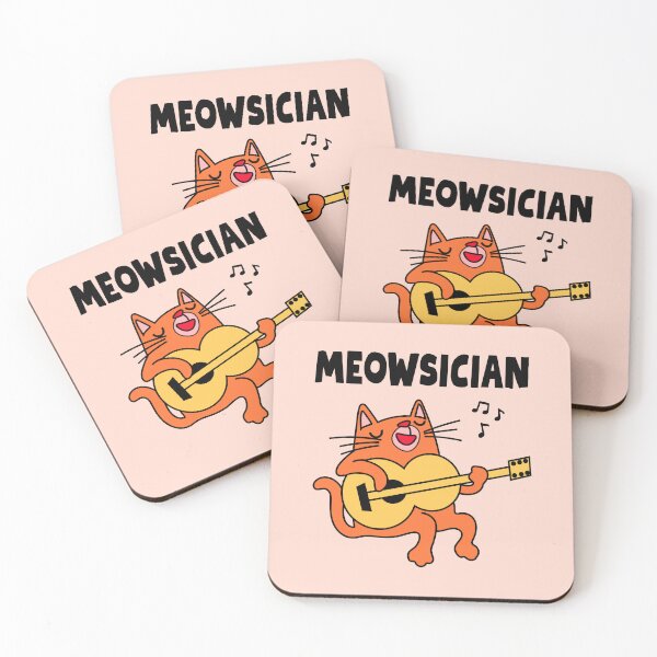 Item preview, Cute cat meowsician designed and sold by aspanguji.