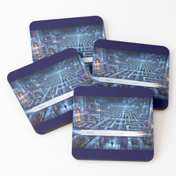 Item preview, The Search Bar Labyrinth designed and sold by NovaShiftDesign.