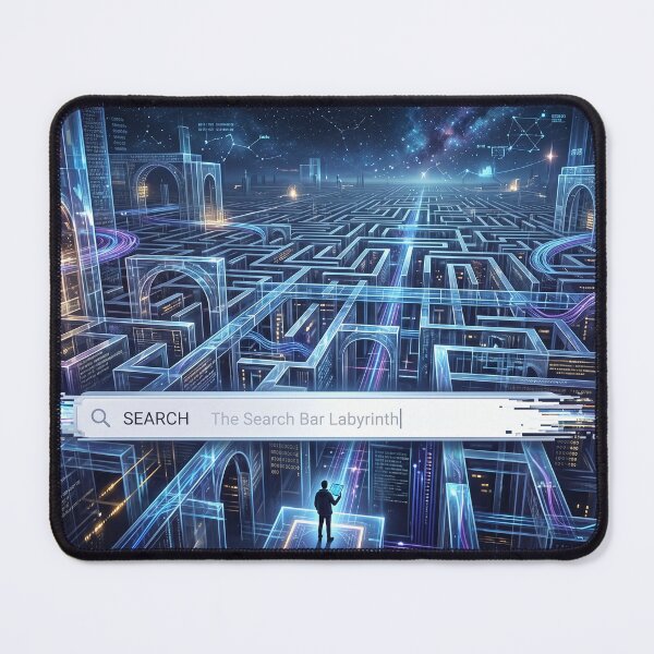 Item preview, The Search Bar Labyrinth designed and sold by NovaShiftDesign.