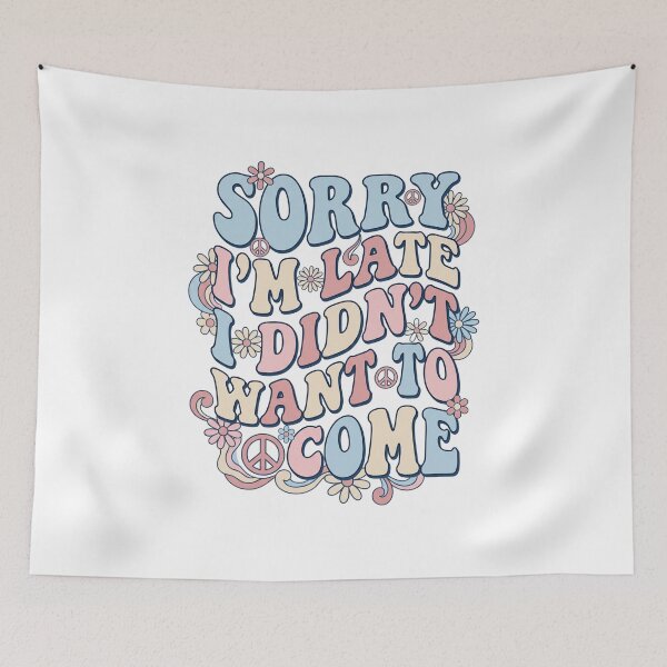 Item preview, Pastel Sorry I'm Late designed and sold by CAMEROVE.