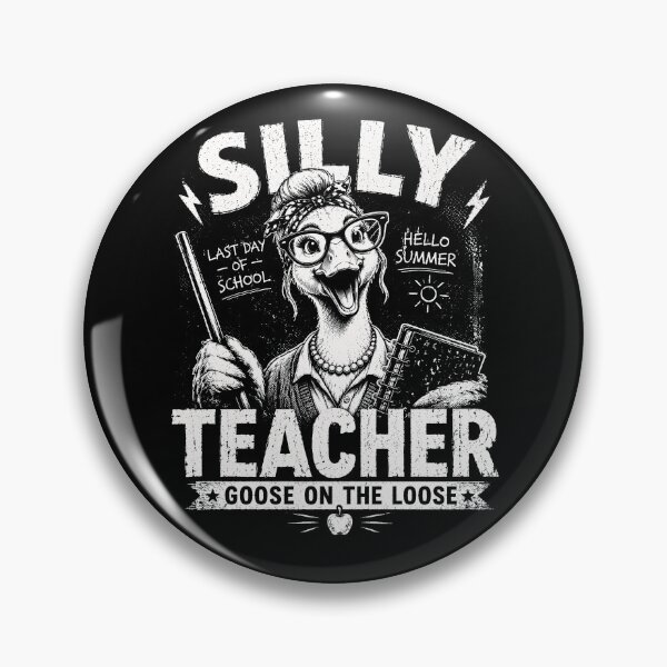 Item preview, Silly Teacher Goose On The Loose – Funny Last Day Of School Teacher Summer Design designed and sold by PosiMCreations.