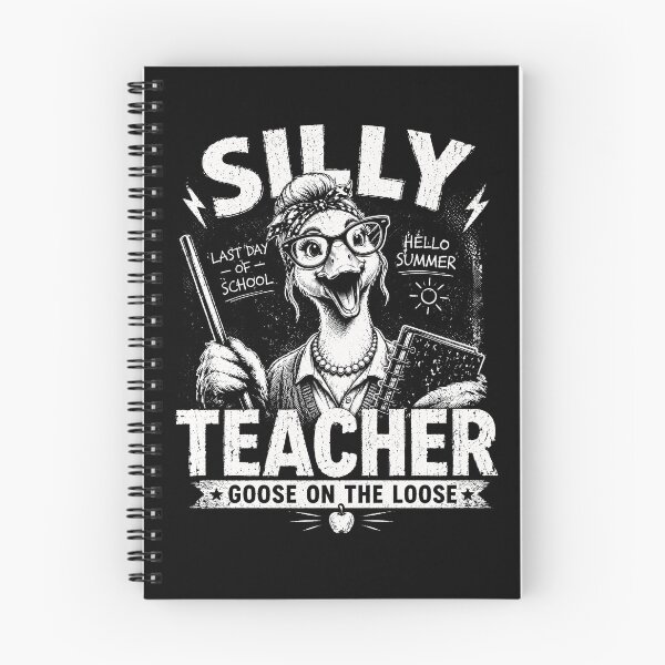 Item preview, Silly Teacher Goose On The Loose – Funny Last Day Of School Teacher Summer Design designed and sold by PosiMCreations.