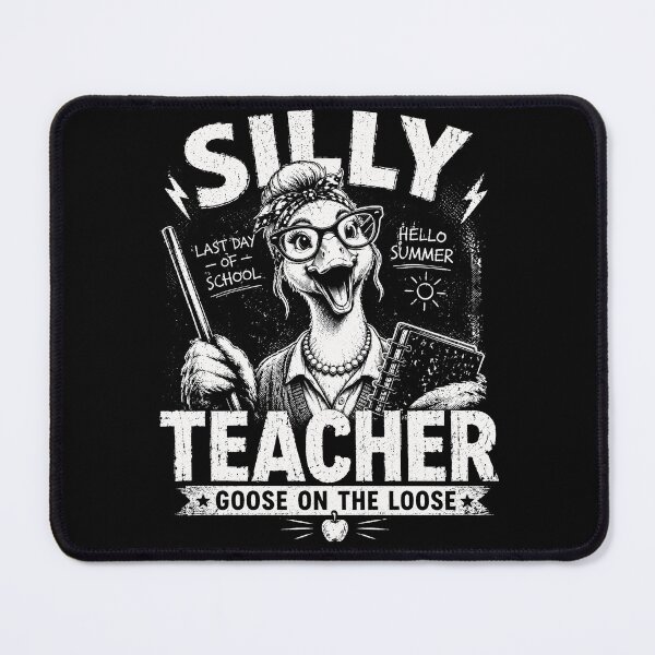 Item preview, Silly Teacher Goose On The Loose – Funny Last Day Of School Teacher Summer Design designed and sold by PosiMCreations.