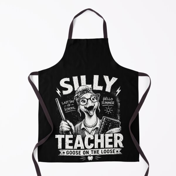 Item preview, Silly Teacher Goose On The Loose – Funny Last Day Of School Teacher Summer Design designed and sold by PosiMCreations.