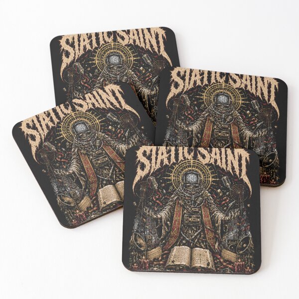 Item preview, STATIC SAINT | Vintage Metal T-Shirt | Analog Horror | RetroCrypt Studio designed and sold by RetroCrypt Studio.