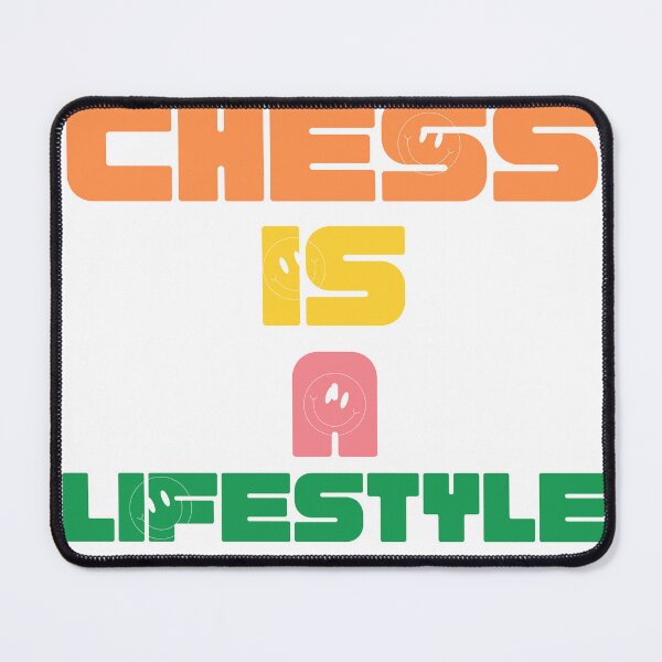 Item preview, Chess Is A Lifestyle Retro Typography designed and sold by CalculatedChaos.