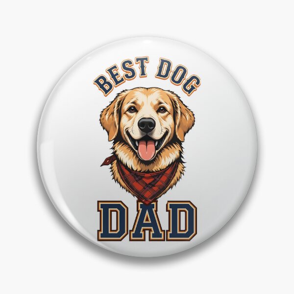 Item preview, Happy Golden Retriever Best Dog Dad Vintage  designed and sold by Dazzle-Sizzle.