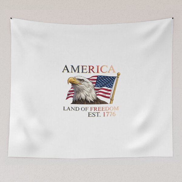 Item preview, America Land Of Freedom designed and sold by ShirtsGoat.
