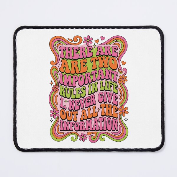 Item preview, Groovy Two Rules In Life designed and sold by CAMEROVE.
