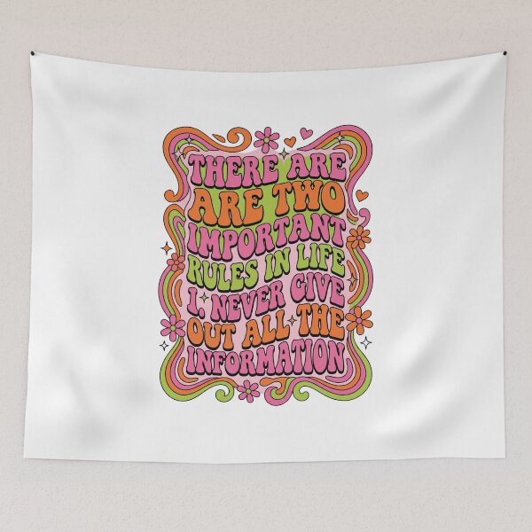 Item preview, Groovy Two Rules In Life designed and sold by CAMEROVE.