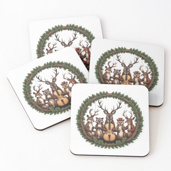 Item preview, Woodland animal orchestra designed and sold by kidoramagic.