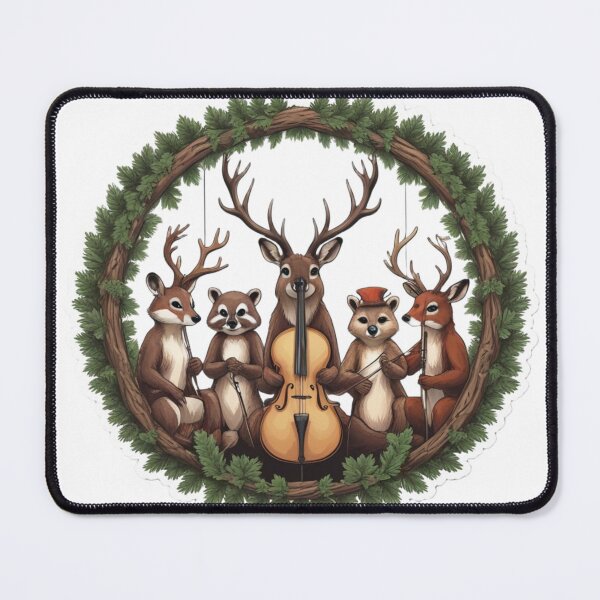 Item preview, Woodland animal orchestra designed and sold by kidoramagic.