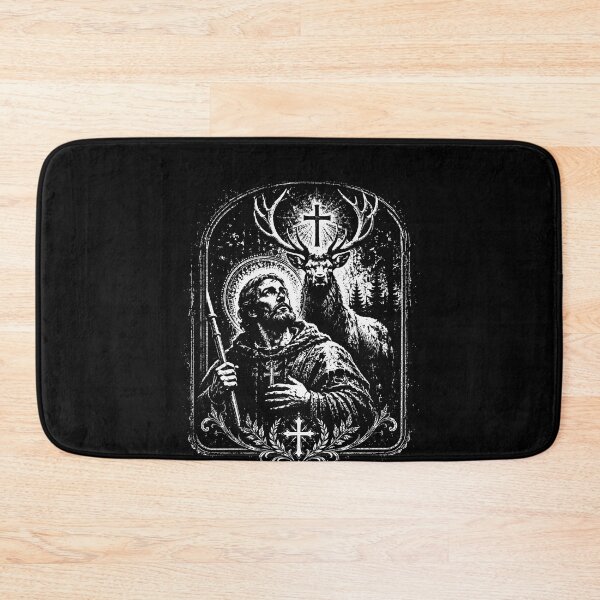 Item preview, Saint Hubert Christian Hunter – Patron Saint Of Hunters Deer Hunting Faith Design designed and sold by PosiMCreations.