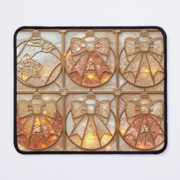 Item preview, Coquette Pastel Stained Glass Ornaments designed and sold by BriSher.