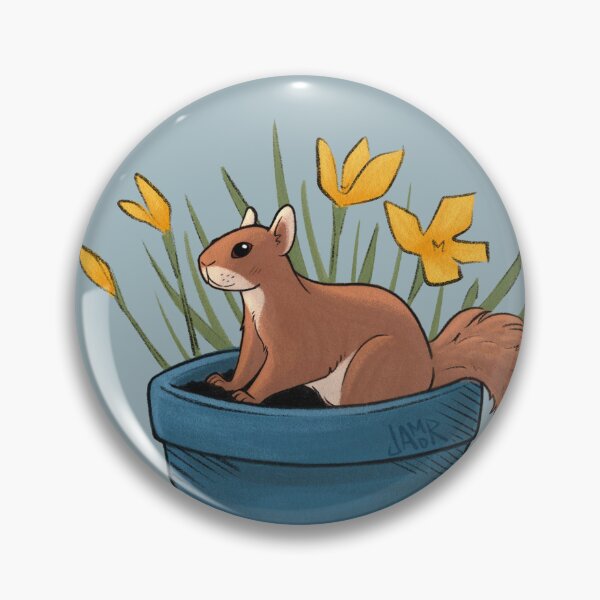 Item preview, Dirt Squirrel & Day Lily designed and sold by jastinamor.
