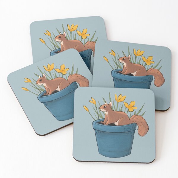 Item preview, Dirt Squirrel & Day Lily designed and sold by jastinamor.