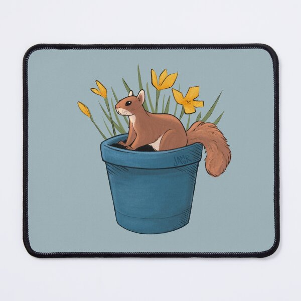 Item preview, Dirt Squirrel & Day Lily designed and sold by jastinamor.