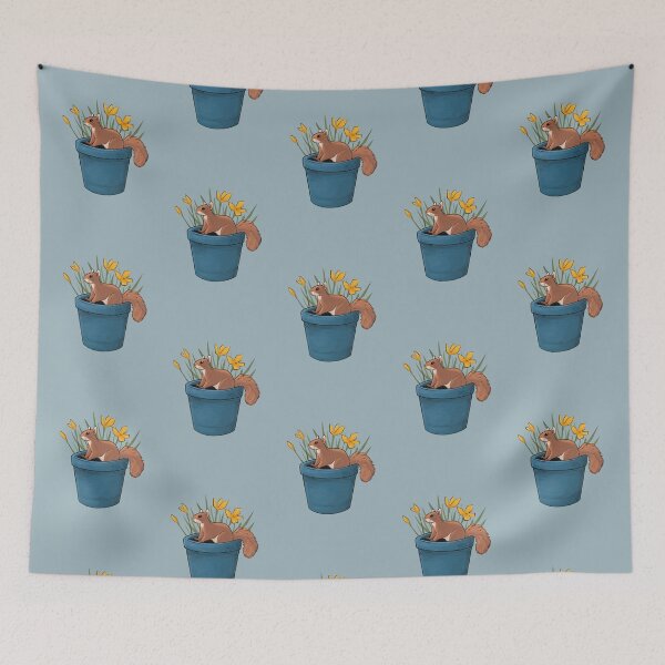 Item preview, Dirt Squirrel & Day Lily designed and sold by jastinamor.