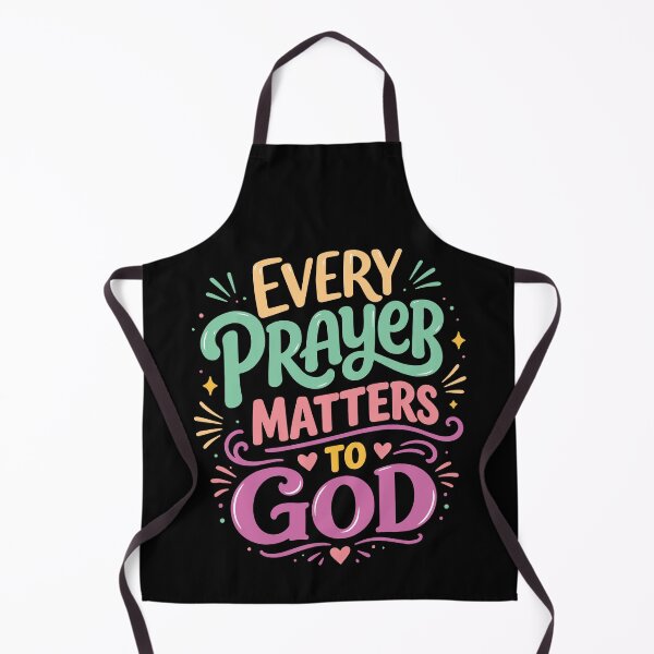 Item preview, Every Prayer Matters to God – Colorful Christian Faith Quote designed and sold by Verse & Vibes.