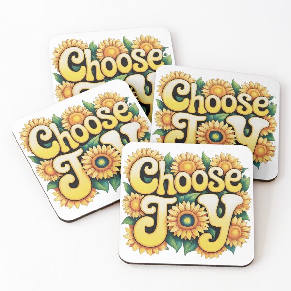 Item preview, Choose Joy with Sunflowers designed and sold by Eclectic Monkey.