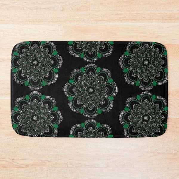 Item preview, Green and Silver Mandala Art series designed and sold by Dreamweaver Mandalas.