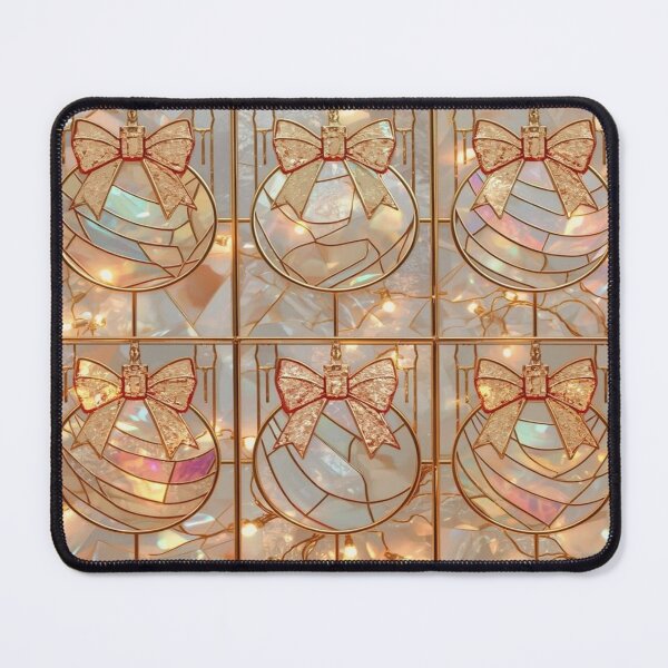Item preview, Coquette Pastel Stained Glass Ornaments designed and sold by BriSher.