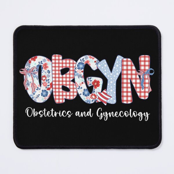 Item preview, Obgyn Floral Patriotic designed and sold by goombi-creative.