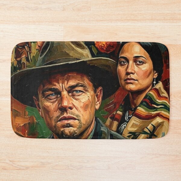 Item preview, Killers of the Flower Moon Retro Neo-Western Crime Drama Tribute Art Movie Poster designed and sold by Art's Diner.