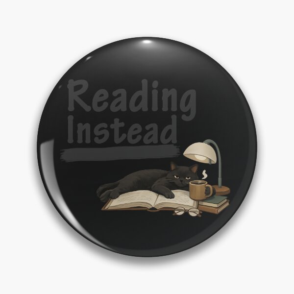 Item preview, Reading Instead designed and sold by QuietNovaShop.