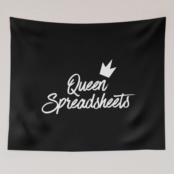 Item preview, Queen of Spreadsheets designed and sold by Dondonmart.