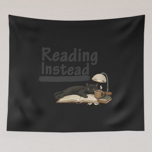 Item preview, Reading Instead designed and sold by QuietNovaShop.